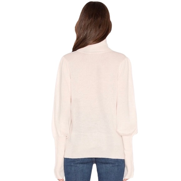 Joie x Revolve Turtleneck Shialy Top Sweater Wool Cashmere White - Picture 2 of 13